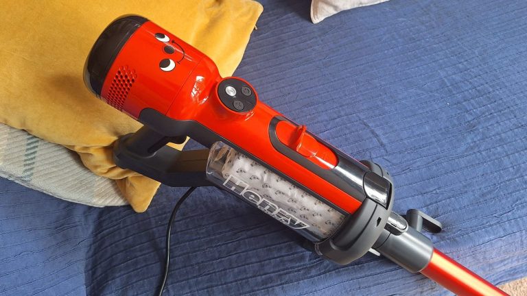 I’ve been testing this corded stick vacuum – and if you’re after a cheap, no-nonsense cleaner, this is it