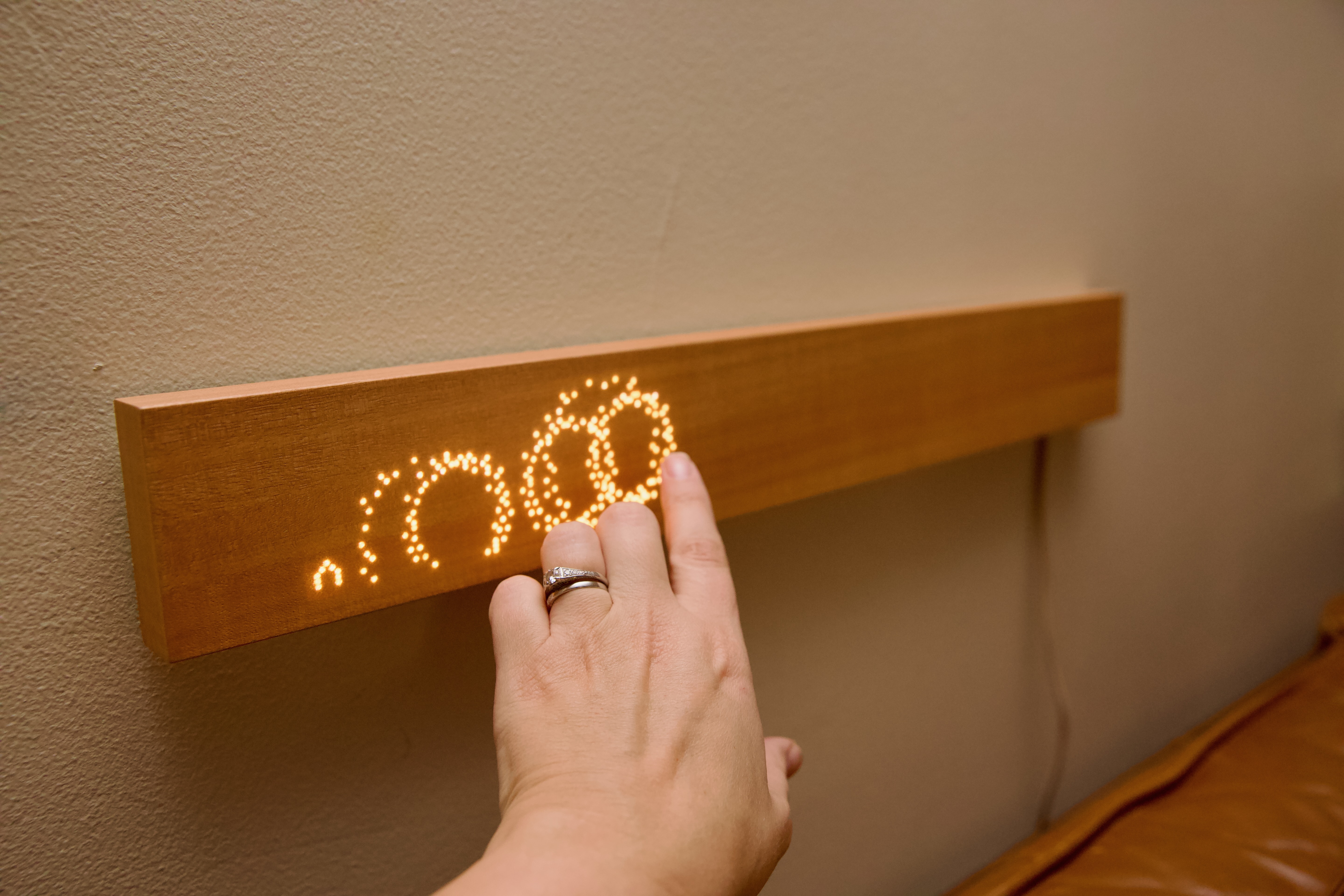 This smart home controller is literally a piece of wood