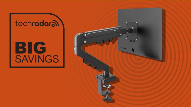 I’m a big fan of FlexiSpot’s single monitor arm for freeing up desk space, and it’s just $30 in Amazon’s Spring Sale