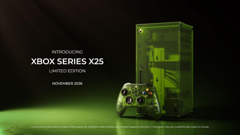 Microsoft’s Xbox 25th anniversary console comes in translucent green