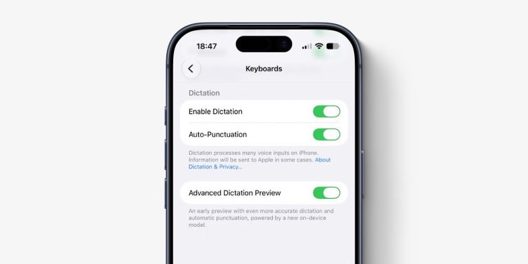 The new dictation feature is off-by-default in iOS 27 beta 1, here’s how to turn it on