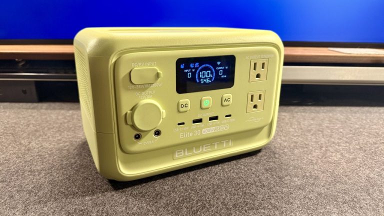 Bluetti’s Elite 30 V2 power station is our top budget pick by a country mile — we used it through storms, camping trips, and on the job and it’s just dropped in price at Amazon